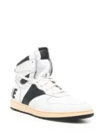 RHUDE COLOUR BLACK HIGH TOP SNEAKERS