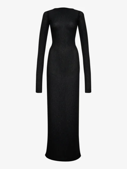RHUDE SHEER KNIT DRESS
