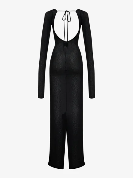 RHUDE SHEER KNIT DRESS