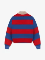 RHUDE STRIPED PIQUE POLO
