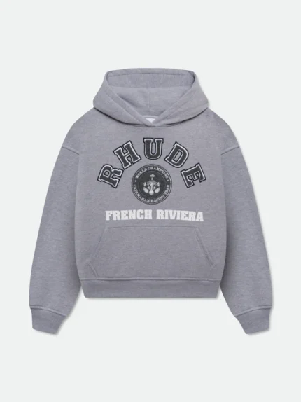 RHUDE FRENCH RIVIERA PATCH HOODIE