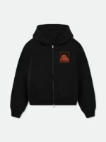RHUDE MOONLIGHT BADGE FULL-ZIP HOODIE
