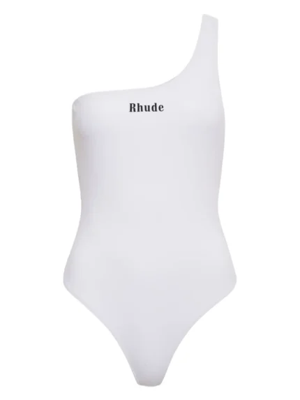 RHUDE ONE SHOULDER OPEN BACK SWIMSUIT