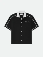 RHUDE OXFORD COCKTAIL CLUB BOWLING SHIRT