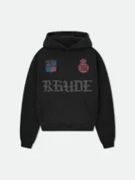 RHUDE COTE D'AZUR CREST OVERSIZED HOODIE