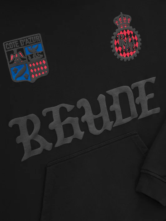 RHUDE COTE D'AZUR CREST OVERSIZED HOODIE - Image 2