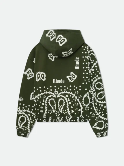 RHUDE BANDANA PRINT HOODIE