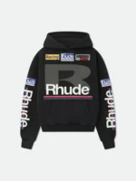 RHUDE PETROL PATCH HOODIE