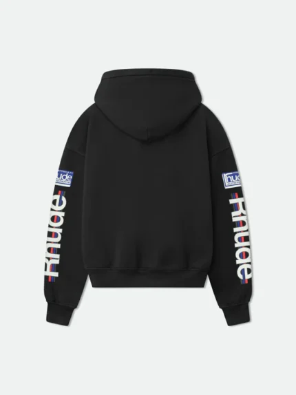 RHUDE PETROL PATCH HOODIE
