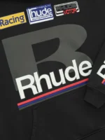 RHUDE PETROL PATCH HOODIE