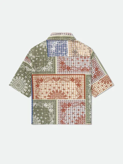 RHUDE BANDANA BOXY WORK SHIRT